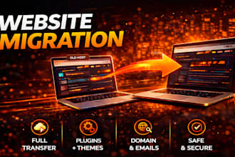migrate your website from one server to an other