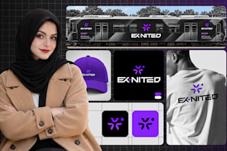 design professional logo with brand identity system, guidelines