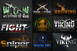 do military,tactical, badge,viking,gun,army,skull logo