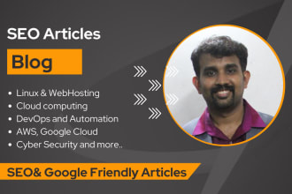 write SEO optimised  articles in linux and webhosting