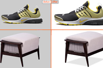 remove background and create natural shadow for realistic product photos