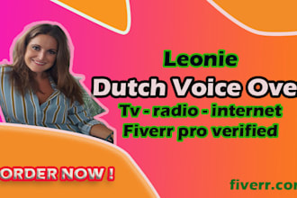be your dutch voice over for commercials or video