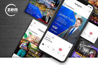 design instagram post, facebook post, flyer