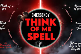 cast a powerful think of me psychic love spell for a deep connection