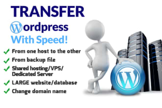 clone, copy and migrate your wordpress website within a day