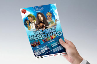 design a professional  and eye catching design for you