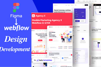 design, redesign, fix, update, migrate any design to  webflow