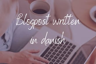 write a blogpost in danish