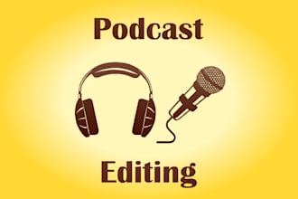 professionally edit and clean your podcast voice over
