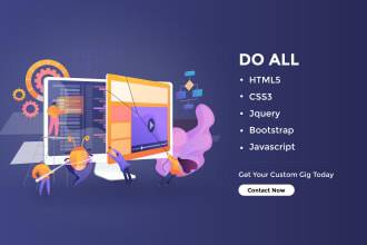 do all html5,css3,jquery,bootstrap,javascript issues