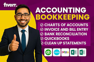 do set up, clean up, reconciliation and bookkeeping in quickbooks online
