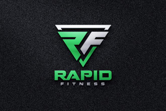 create fitness, weightlifting logo