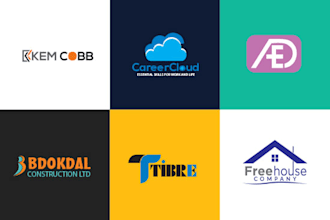 design flat minimalist logo