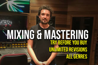 provide professional mixing editing and mastering