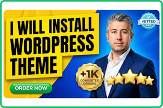 install wordpress theme and demo content