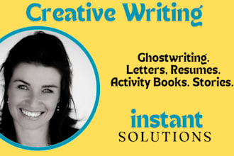 write you a creative story or letter
