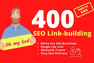 build SEO backlinks service for google top ranking
