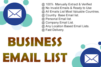 provide business email list