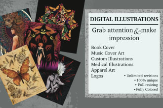 transform your concept or idea into a digital illustration
