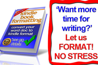 convert your word doc into Kindle Book format with clickable TOC Kindle Book Formatting Kindle Book Conversion