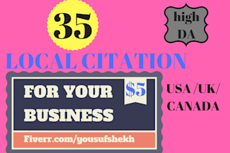 do 35local citation local seo