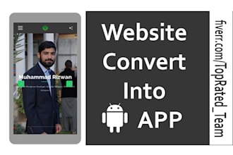 convert website into cool android app
