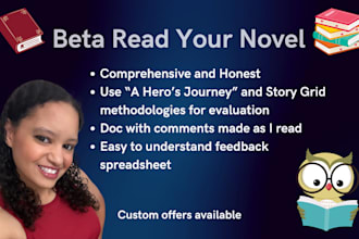 be your honest beta reader