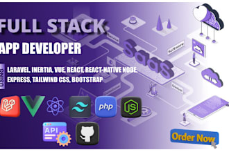 be laravel node react vue inertia cms wms developer