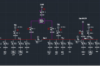 design,draw an electrical control schematic,sld ,shopdrawing