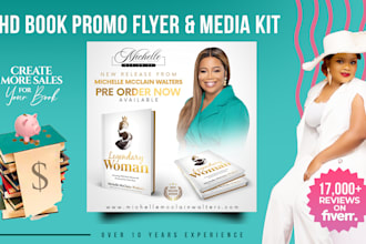 do book release or book launch flyer or bookmark design