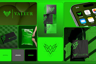 do modern, creative logo design and branding kit