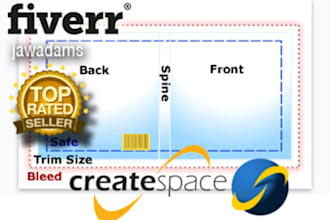 format your book cover to CreateSpace guidelines