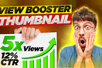 do eye catching youtube thumbnail design, minecraft roblox