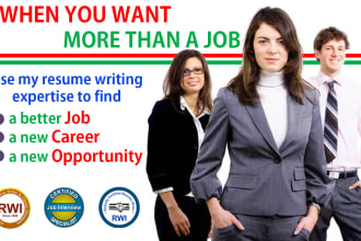 review and rewrite resume and cover letter or do new resume writing service