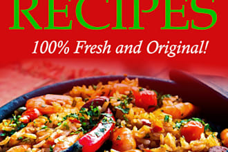 design your cookbook cover or nonfiction book cover