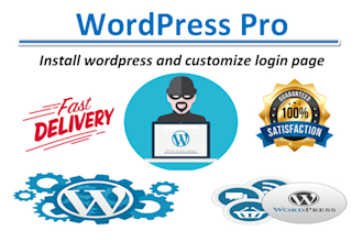 install wordpress and setup wordpress theme just like the demo
