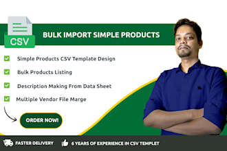 do shopify bulk import simple products using csv