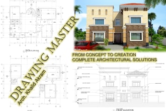 create autocad 2d drawings and floor plans