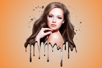 create beautiful dripping effect on your image