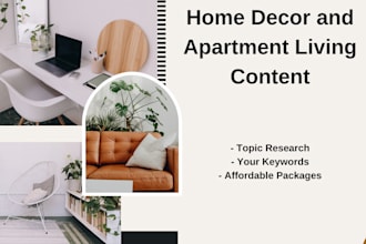 create home and apartment living content