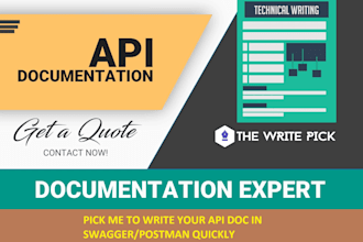 write clear, and concise API documentation