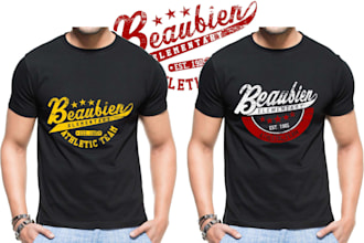 create typography or graphic t shirt design and streetwear