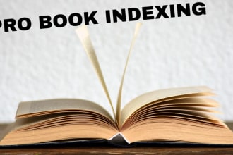 create a professional back of book index