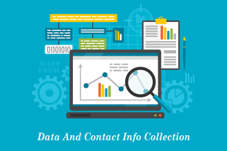 collect data and contact info as you want