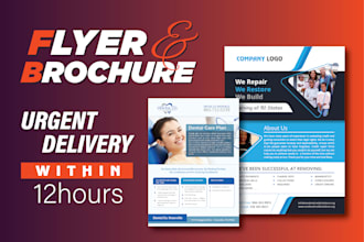 design a flyer or brochure