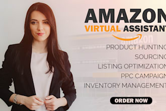 be professional amazon fba virtual assistant listing ppc expert VA