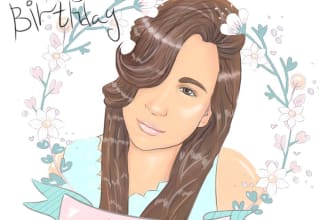 draw a custom digital  painting of you or your loved one