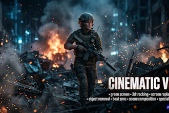 do vfx, green screen and motion tracking