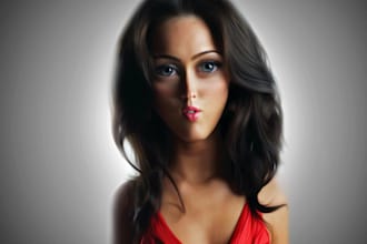 draw funny caricature cartoon