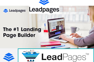 elegant lead generation landing page using leadpages